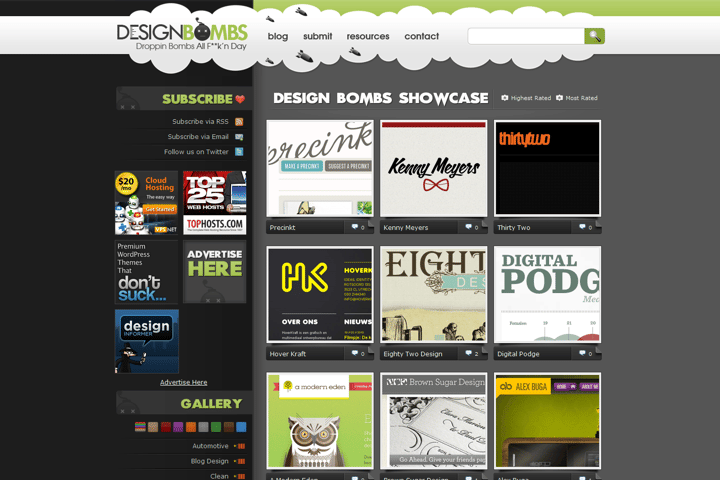 Design Bombs website preview